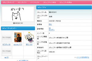 副管理者がふたりいるコミュニティ